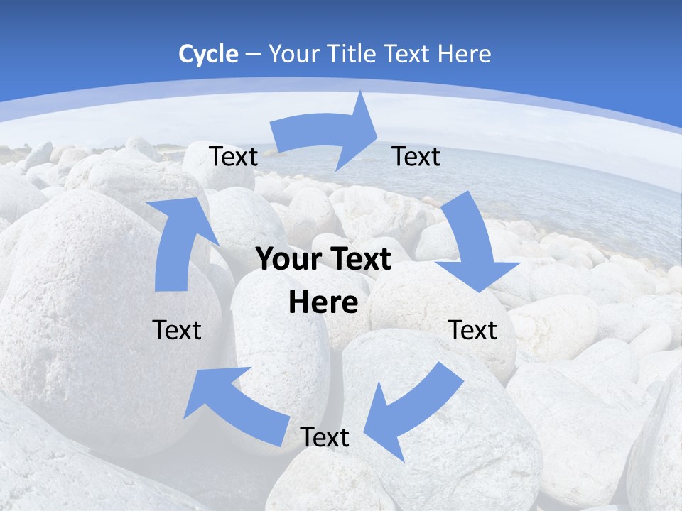 Newfoundland Pebble Beach Peaceful PowerPoint Template