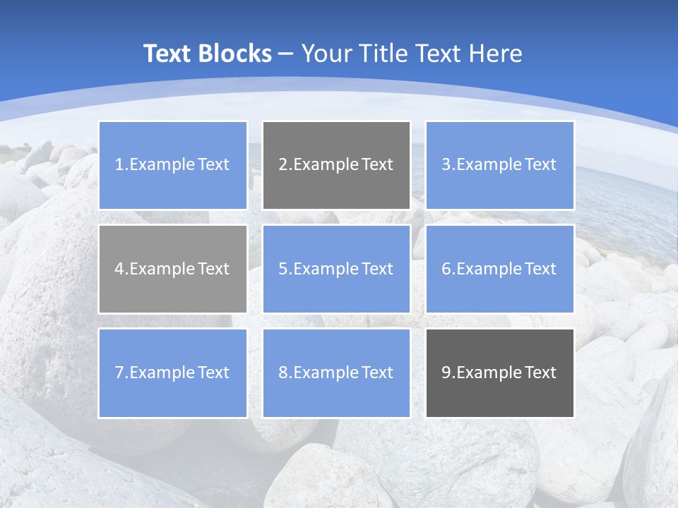 Newfoundland Pebble Beach Peaceful PowerPoint Template