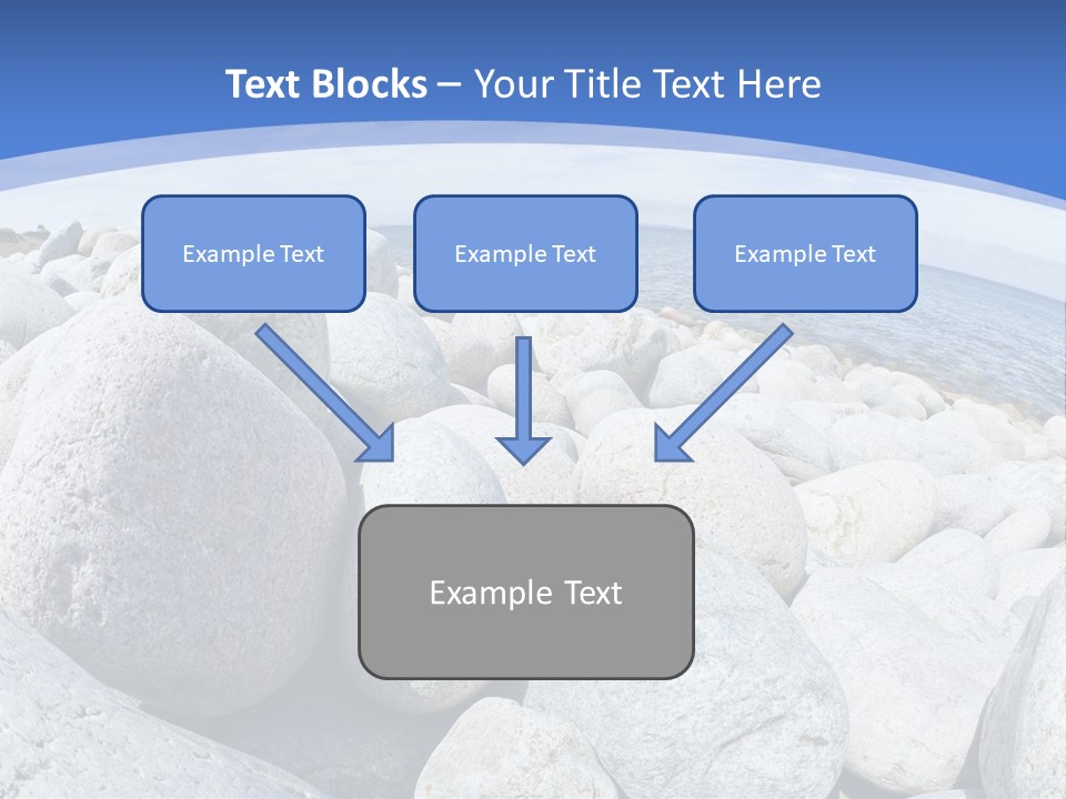 Newfoundland Pebble Beach Peaceful PowerPoint Template