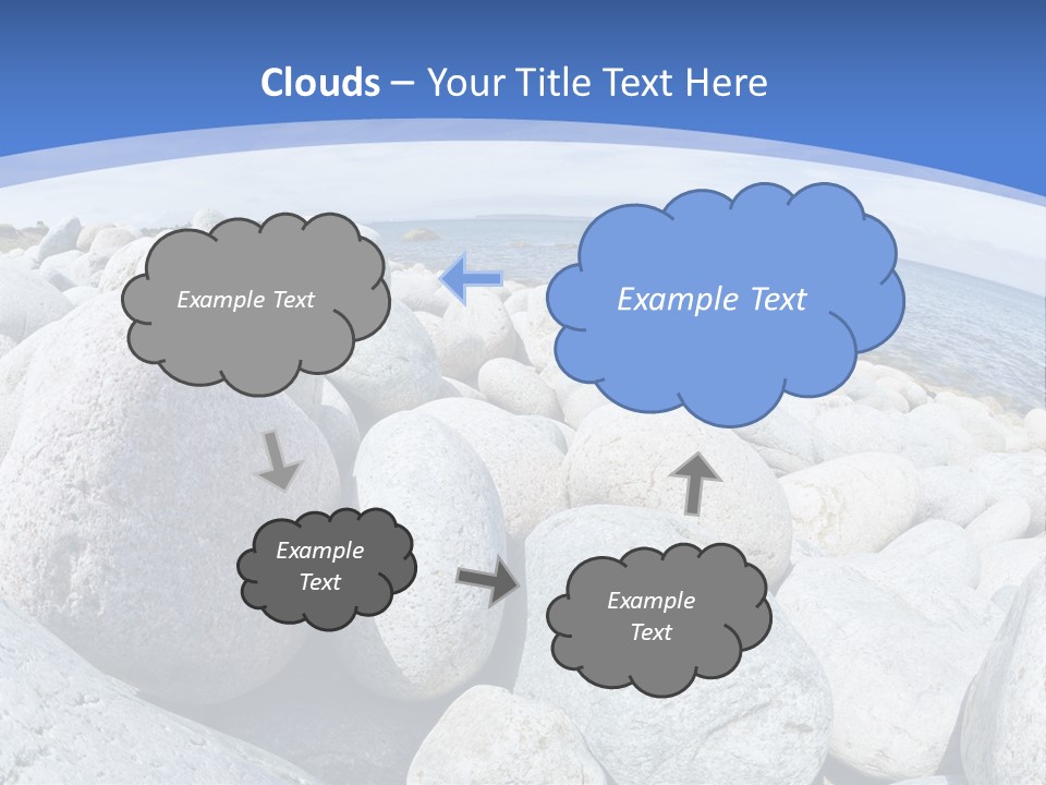 Newfoundland Pebble Beach Peaceful PowerPoint Template
