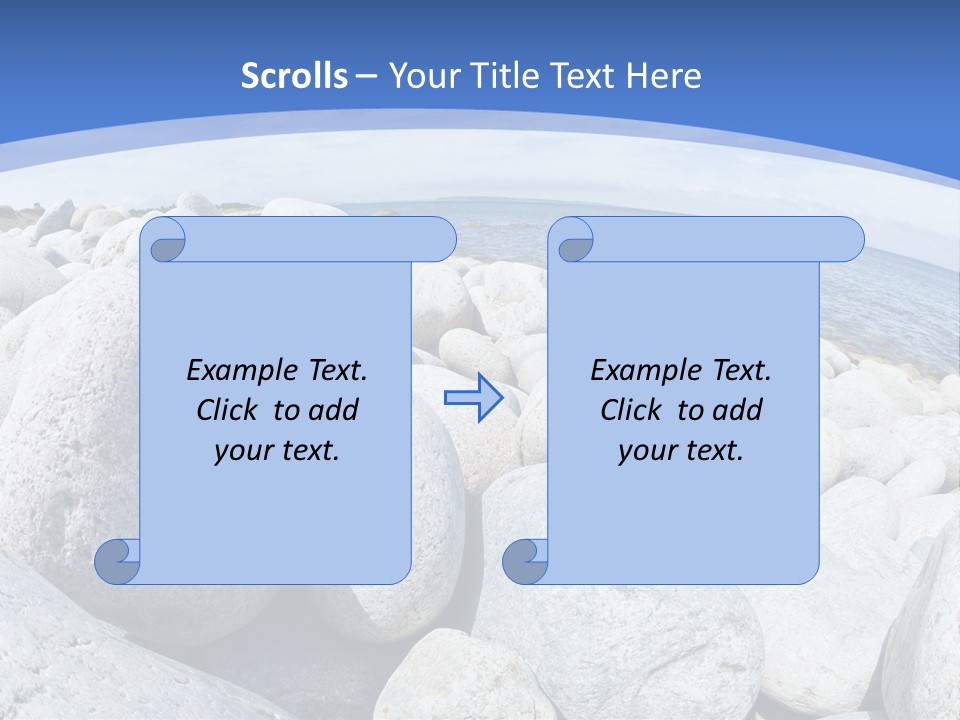Newfoundland Pebble Beach Peaceful PowerPoint Template