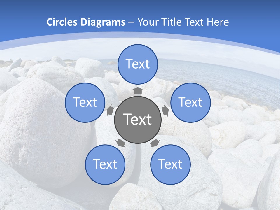 Newfoundland Pebble Beach Peaceful PowerPoint Template