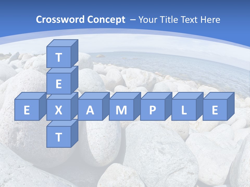 Newfoundland Pebble Beach Peaceful PowerPoint Template