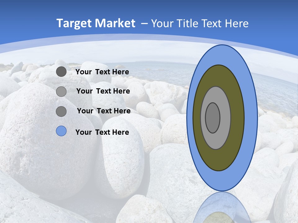 Newfoundland Pebble Beach Peaceful PowerPoint Template