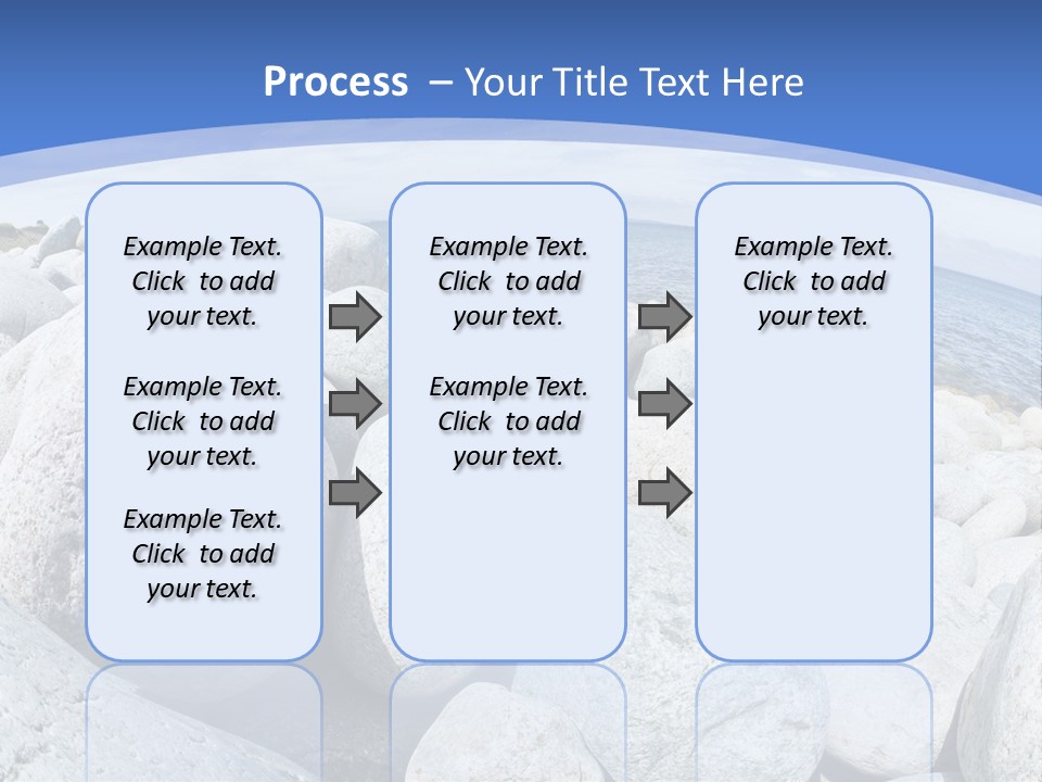 Newfoundland Pebble Beach Peaceful PowerPoint Template