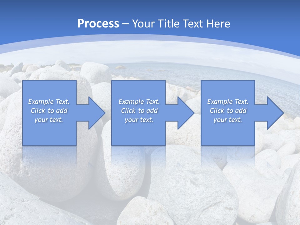 Newfoundland Pebble Beach Peaceful PowerPoint Template