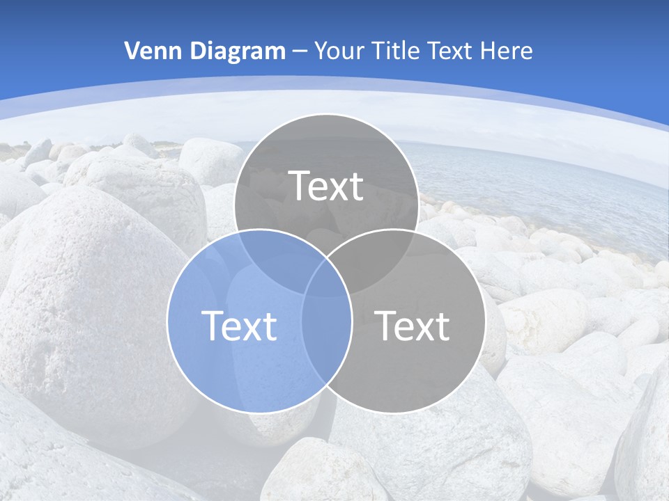 Newfoundland Pebble Beach Peaceful PowerPoint Template