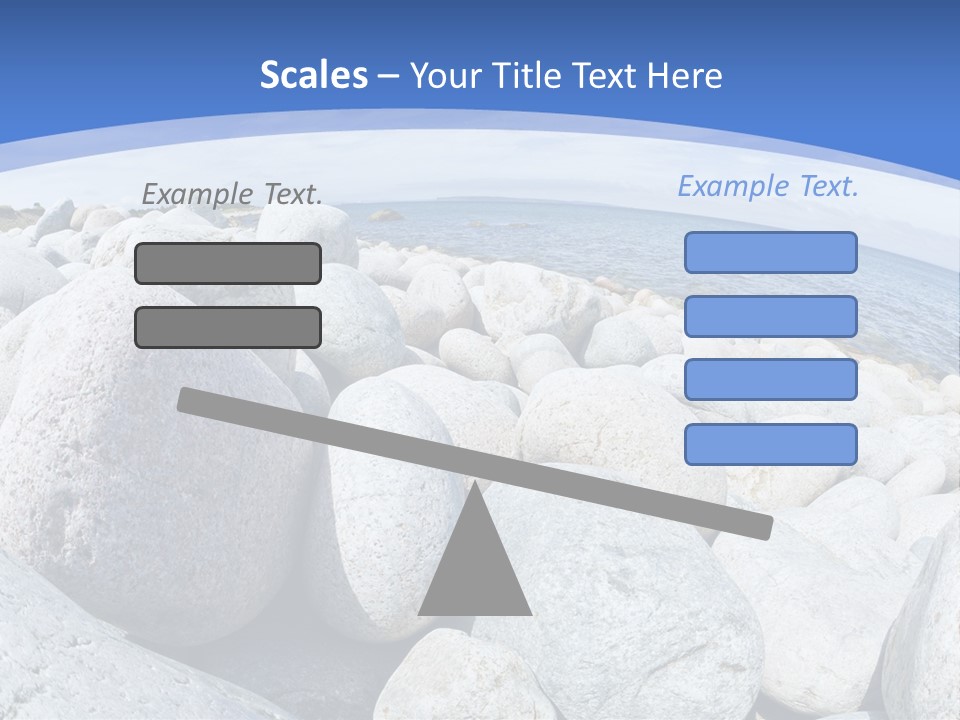 Newfoundland Pebble Beach Peaceful PowerPoint Template