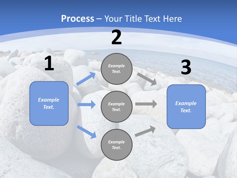 Newfoundland Pebble Beach Peaceful PowerPoint Template