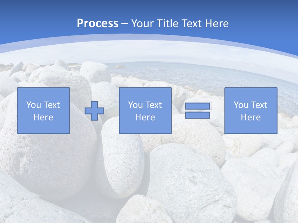 Newfoundland Pebble Beach Peaceful PowerPoint Template