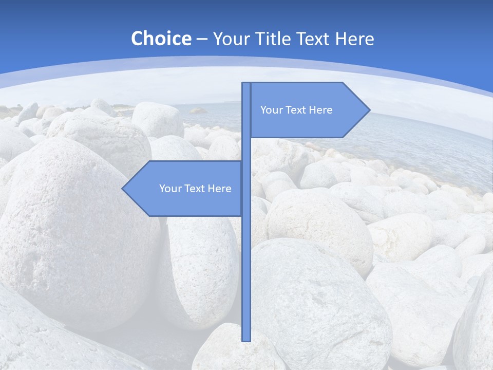 Newfoundland Pebble Beach Peaceful PowerPoint Template