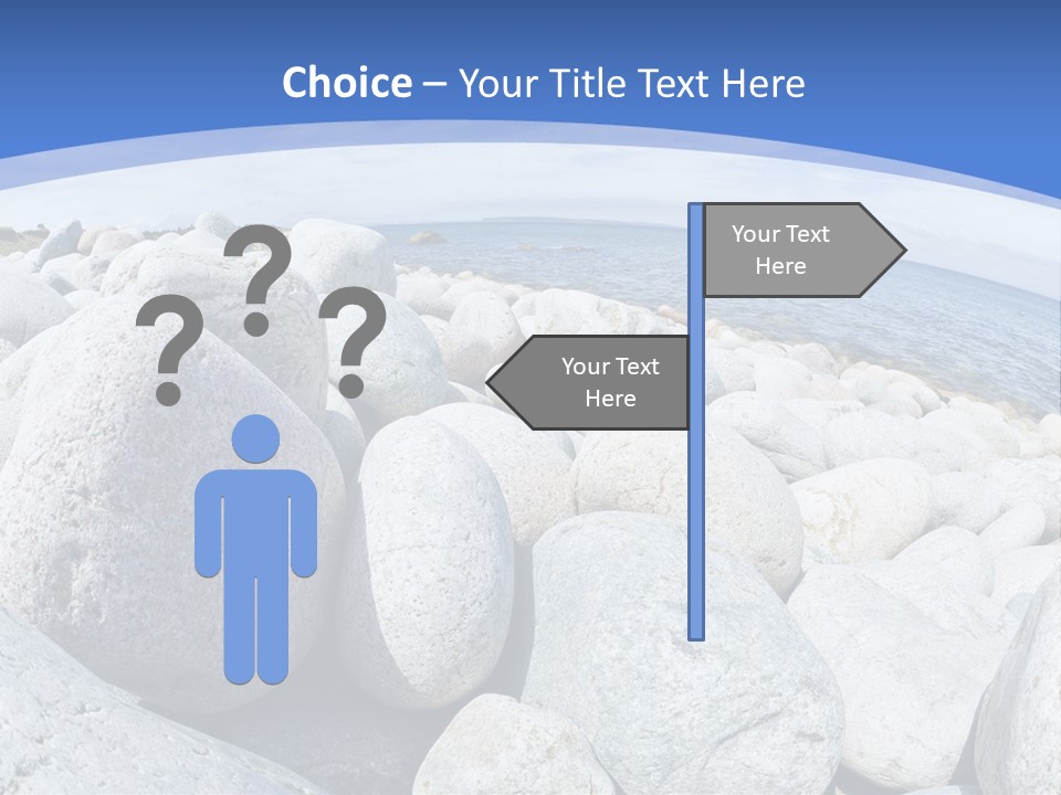 Newfoundland Pebble Beach Peaceful PowerPoint Template