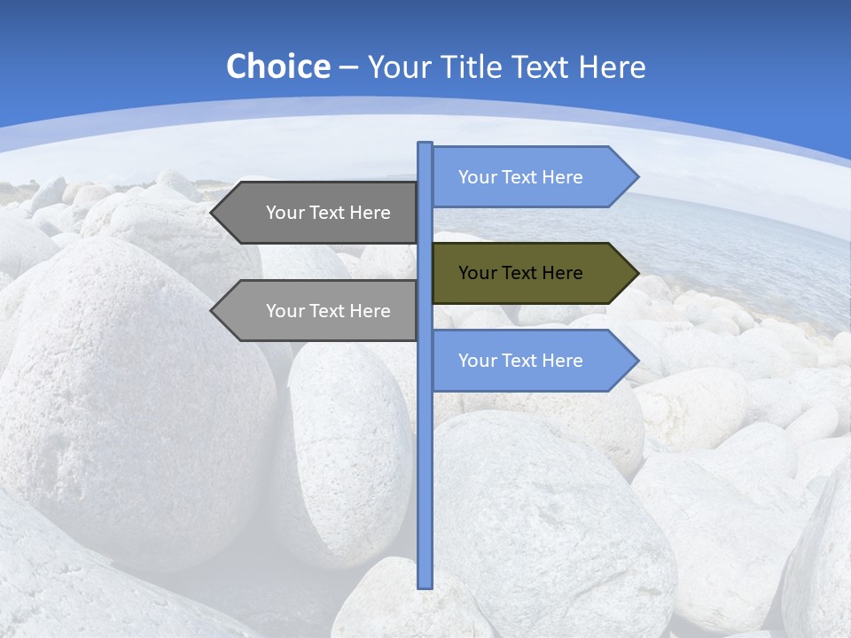 Newfoundland Pebble Beach Peaceful PowerPoint Template