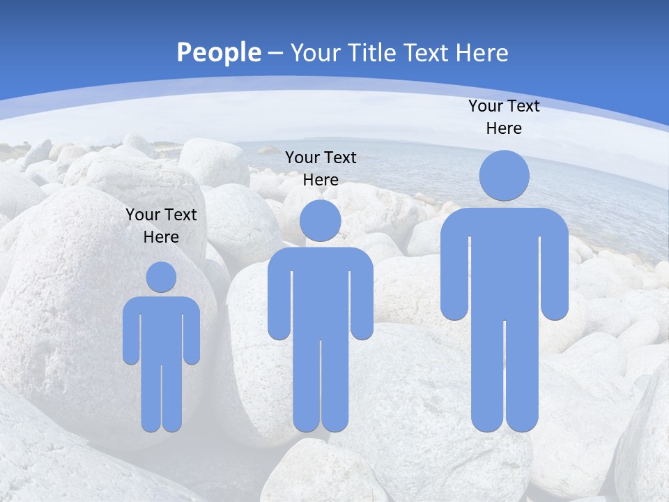 Newfoundland Pebble Beach Peaceful PowerPoint Template