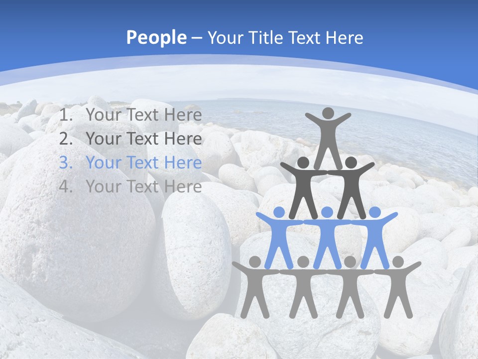 Newfoundland Pebble Beach Peaceful PowerPoint Template