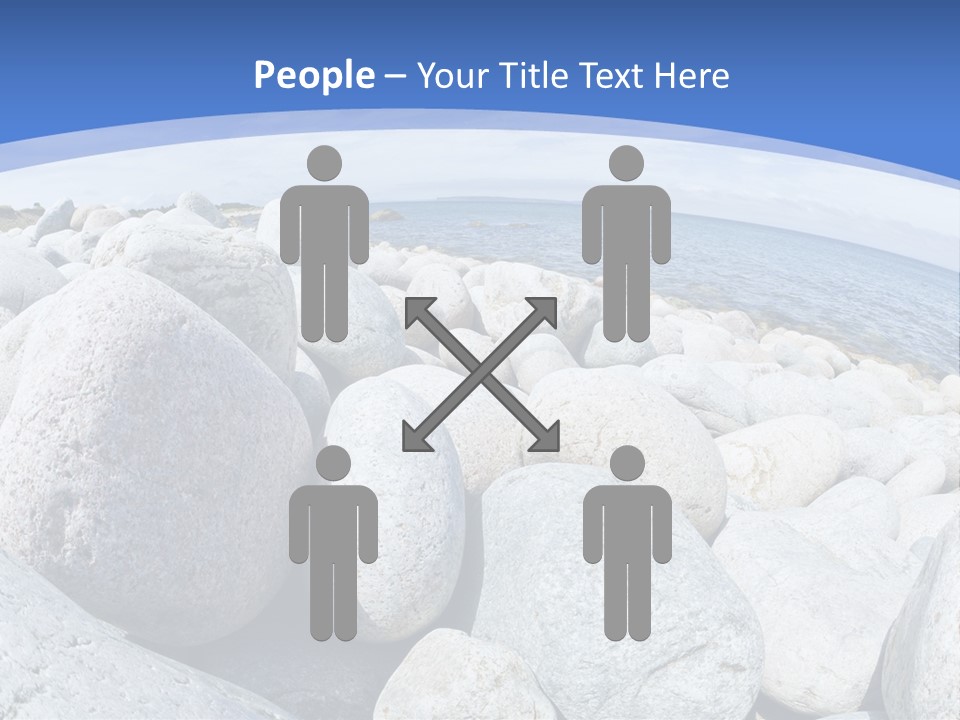 Newfoundland Pebble Beach Peaceful PowerPoint Template