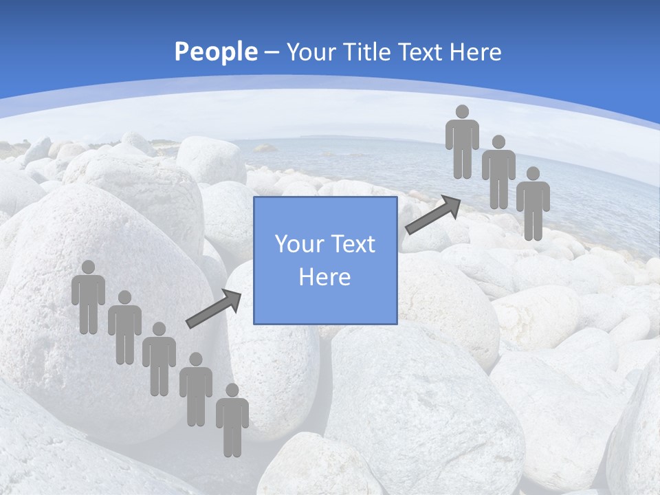 Newfoundland Pebble Beach Peaceful PowerPoint Template