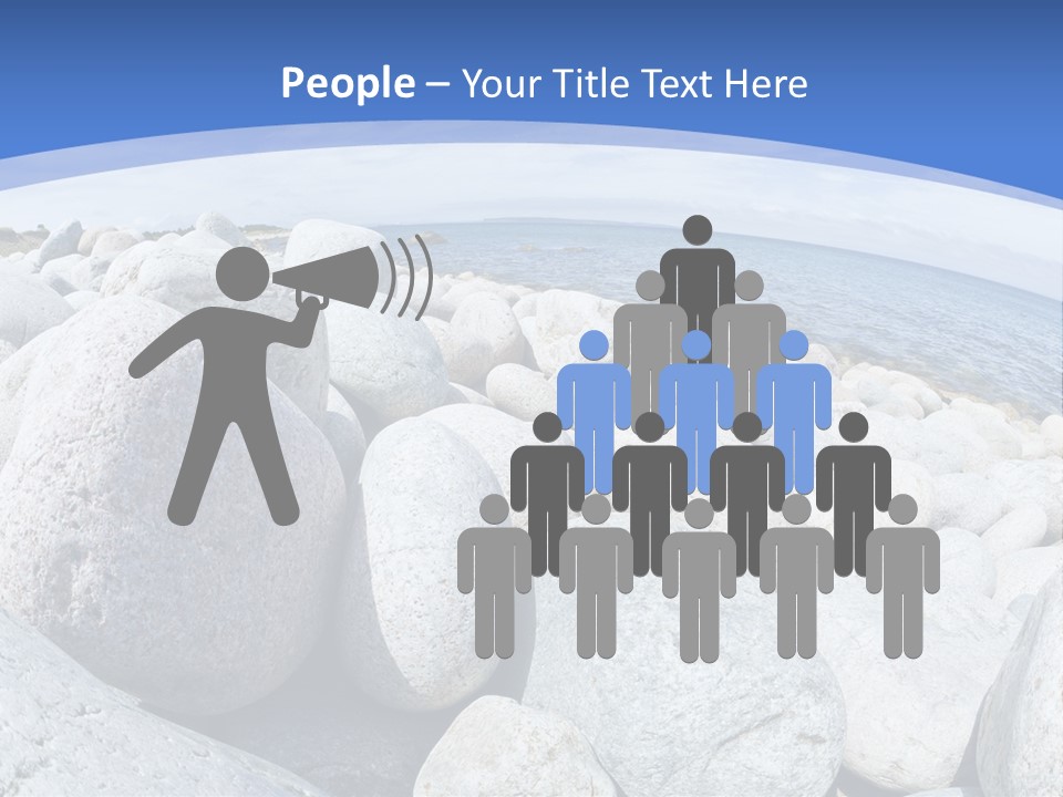 Newfoundland Pebble Beach Peaceful PowerPoint Template