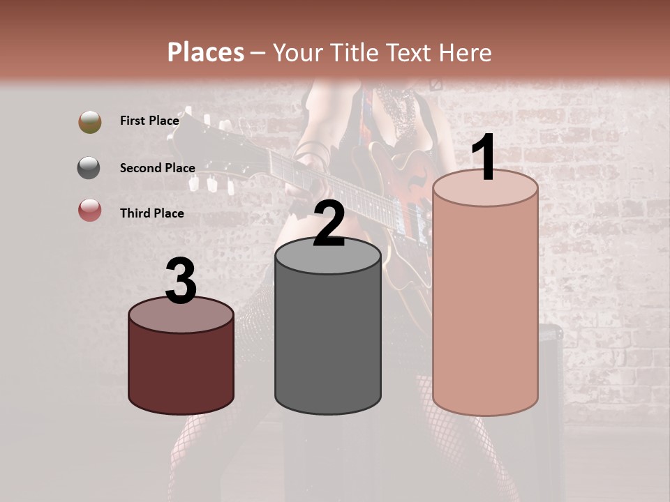 Female Punk Rock PowerPoint Template