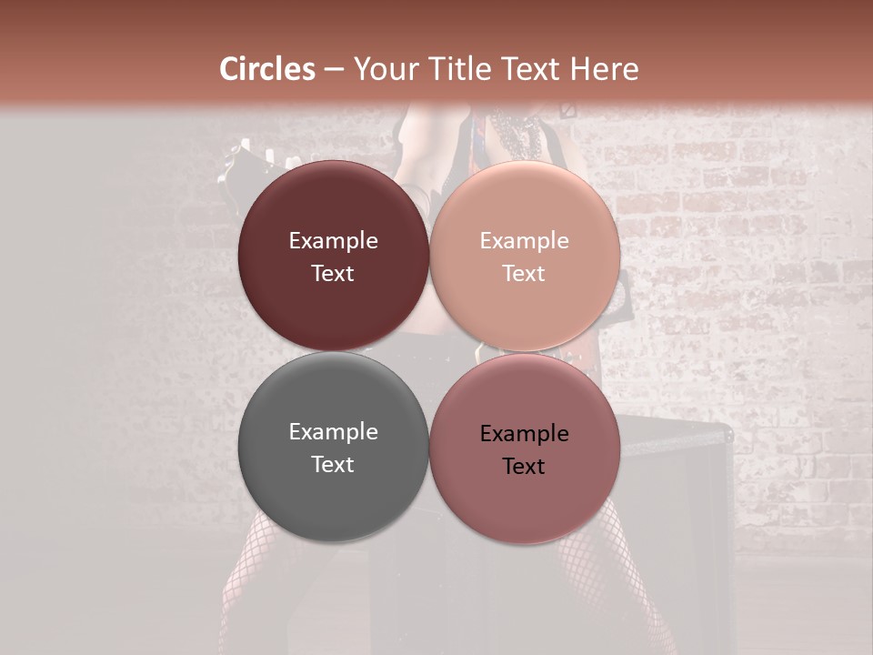 Female Punk Rock PowerPoint Template