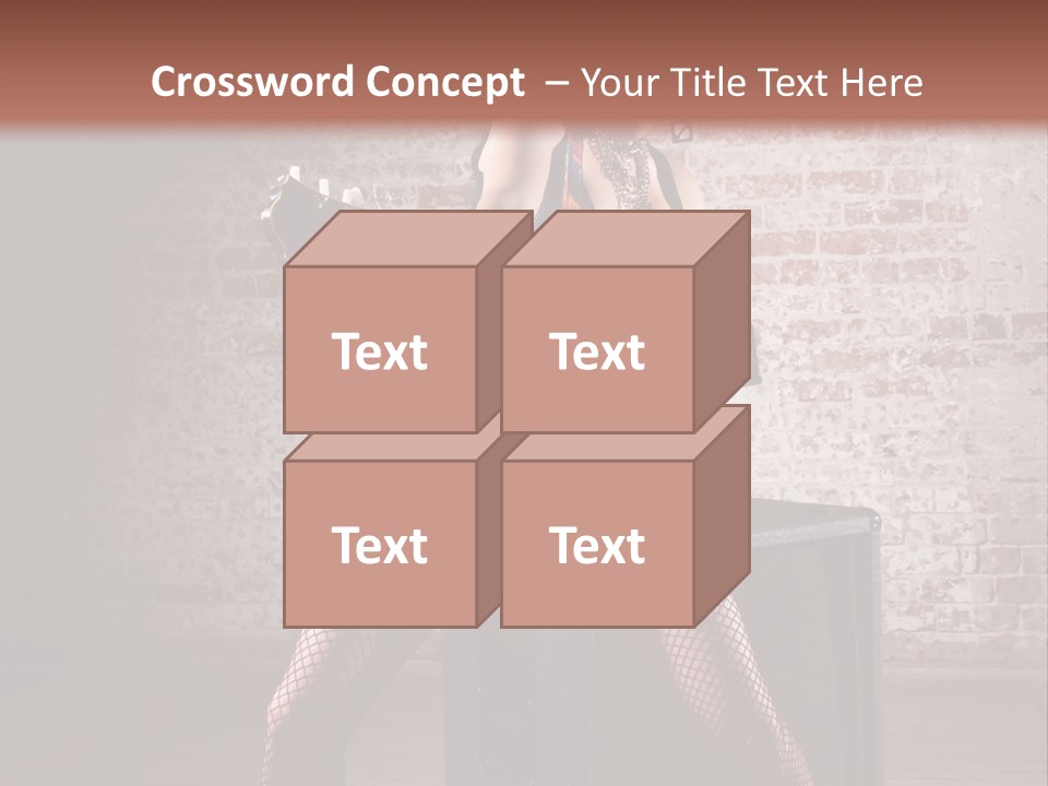 Female Punk Rock PowerPoint Template
