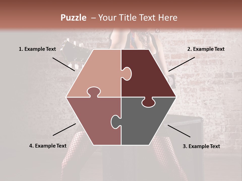 Female Punk Rock PowerPoint Template