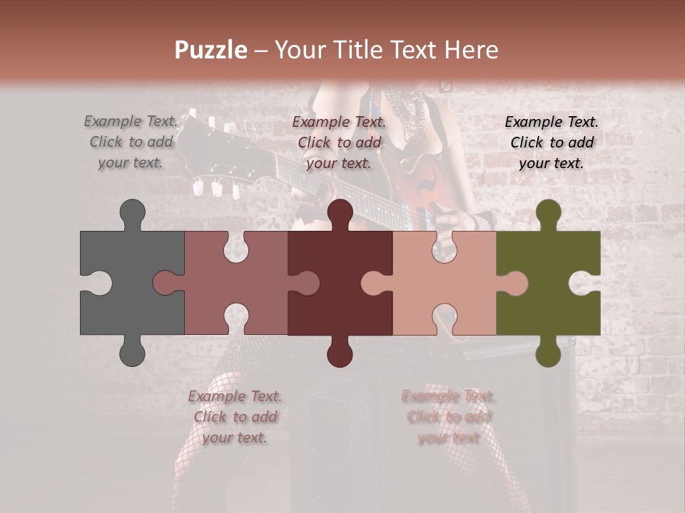 Female Punk Rock PowerPoint Template