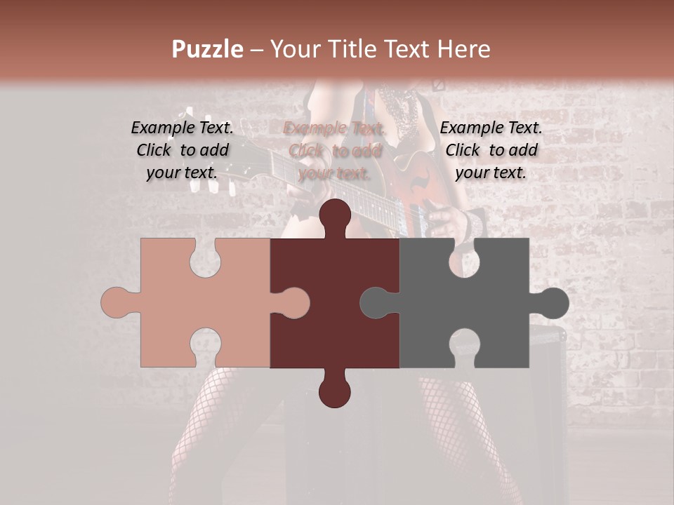 Female Punk Rock PowerPoint Template