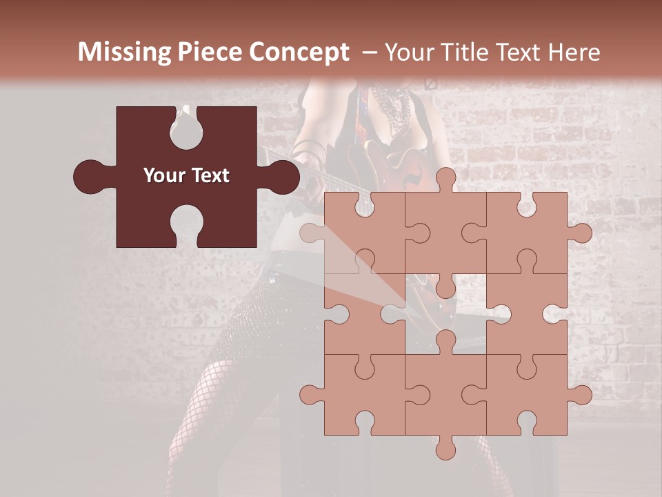 Female Punk Rock PowerPoint Template