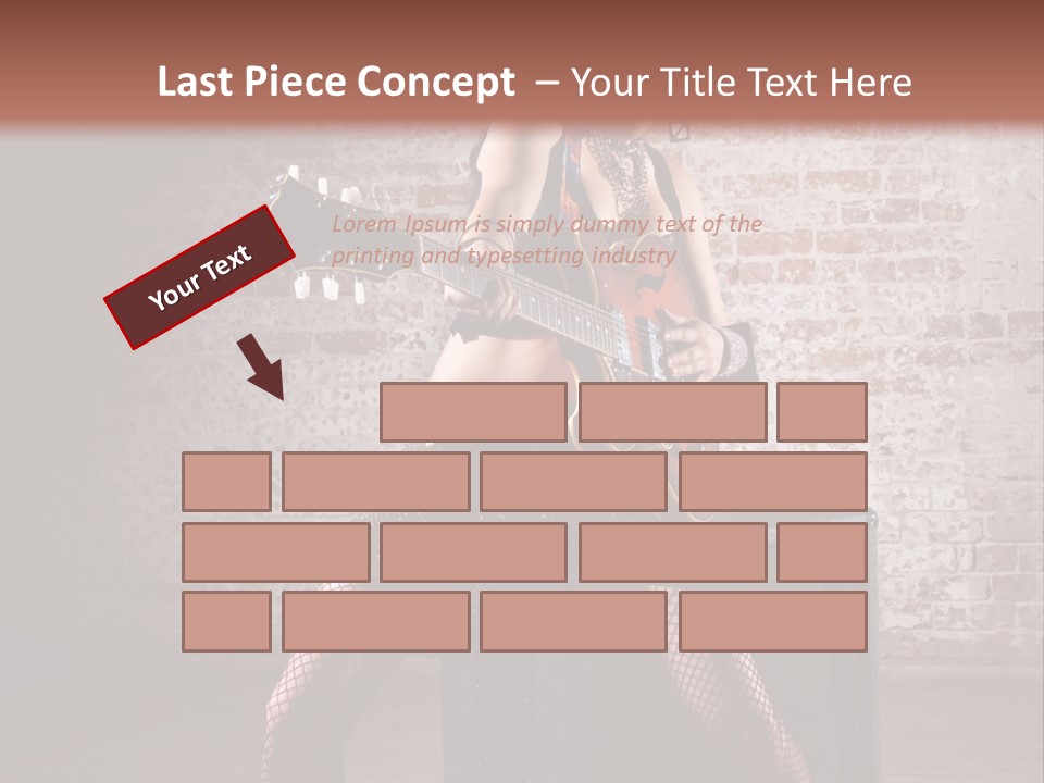 Female Punk Rock PowerPoint Template