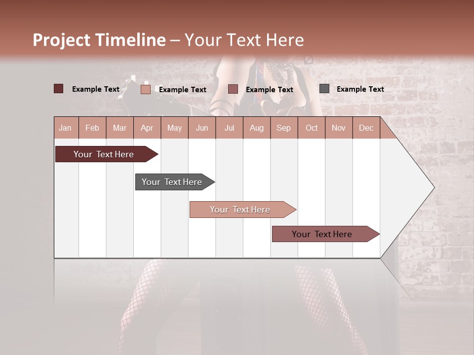 Female Punk Rock PowerPoint Template