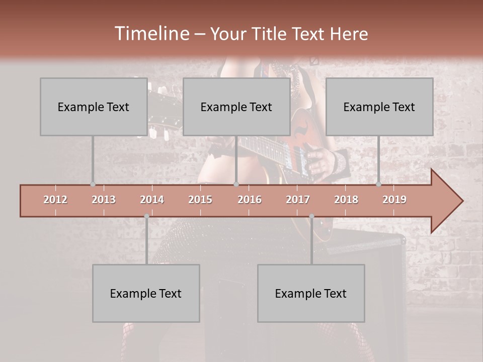 Female Punk Rock PowerPoint Template
