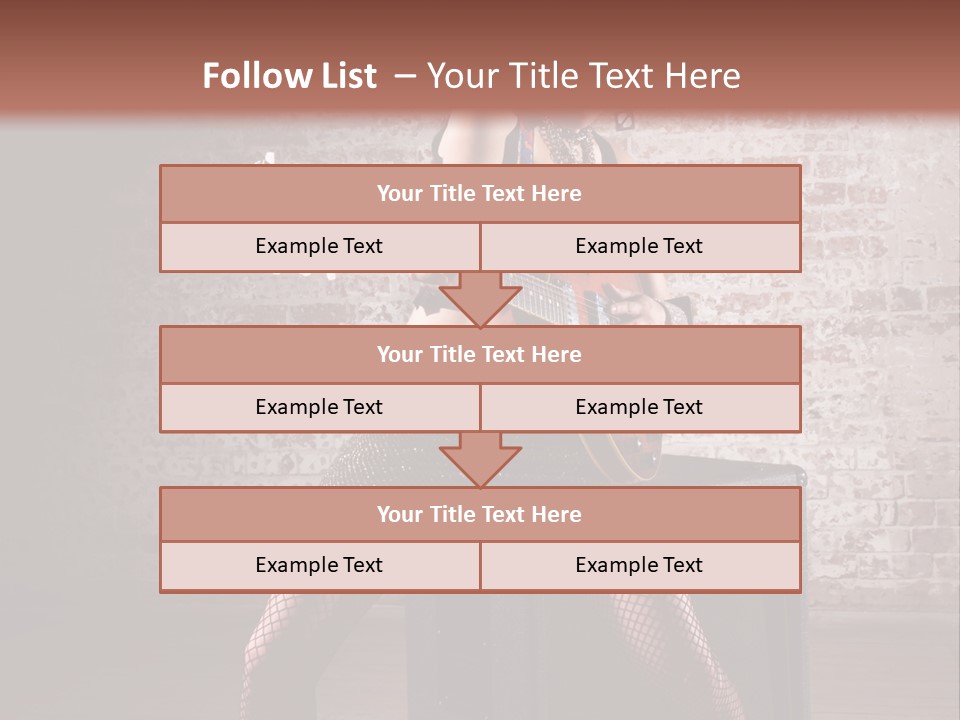 Female Punk Rock PowerPoint Template