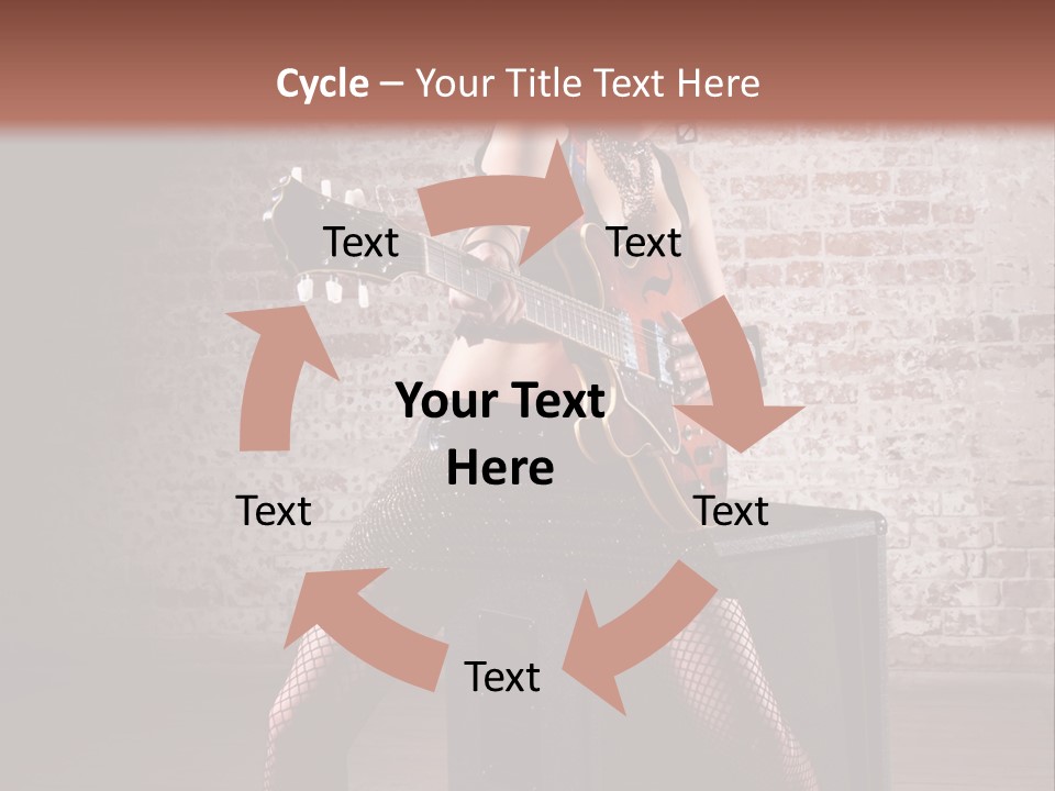 Female Punk Rock PowerPoint Template