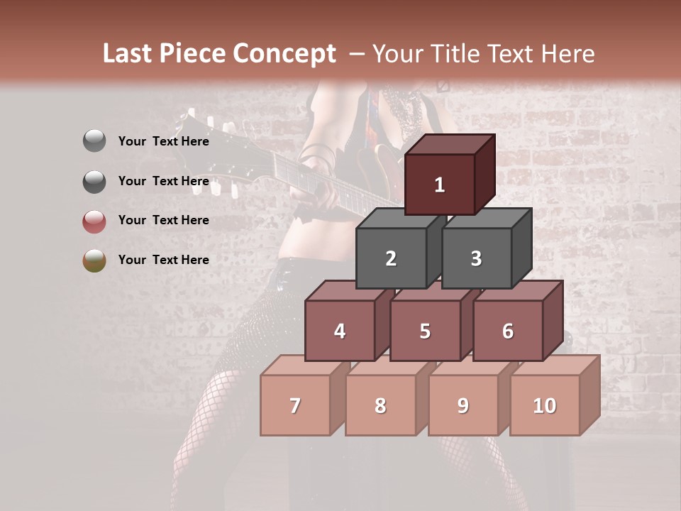 Female Punk Rock PowerPoint Template