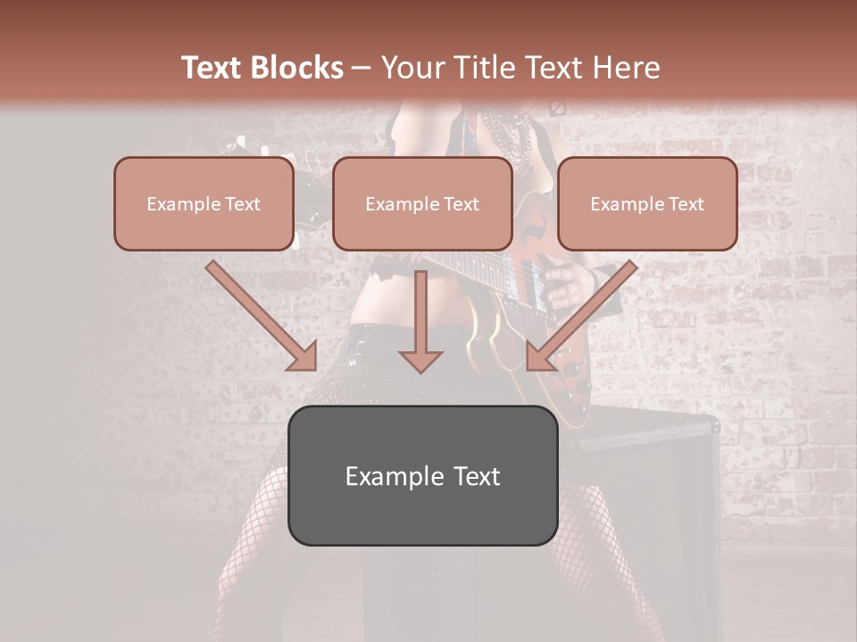 Female Punk Rock PowerPoint Template