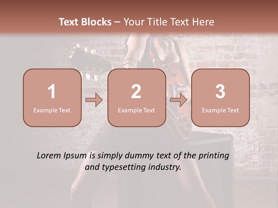 Female Punk Rock PowerPoint Template