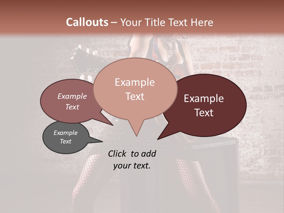 Female Punk Rock PowerPoint Template