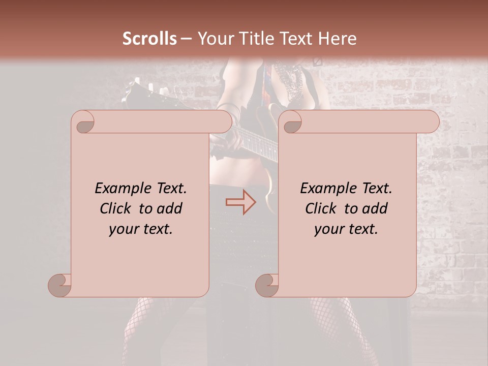 Female Punk Rock PowerPoint Template