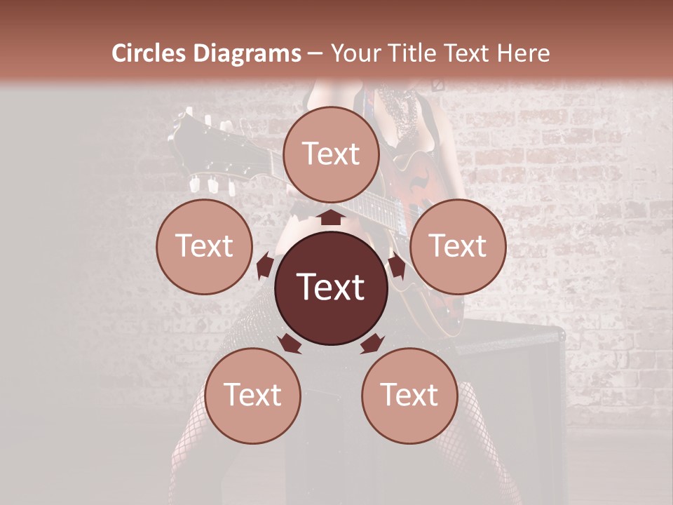 Female Punk Rock PowerPoint Template