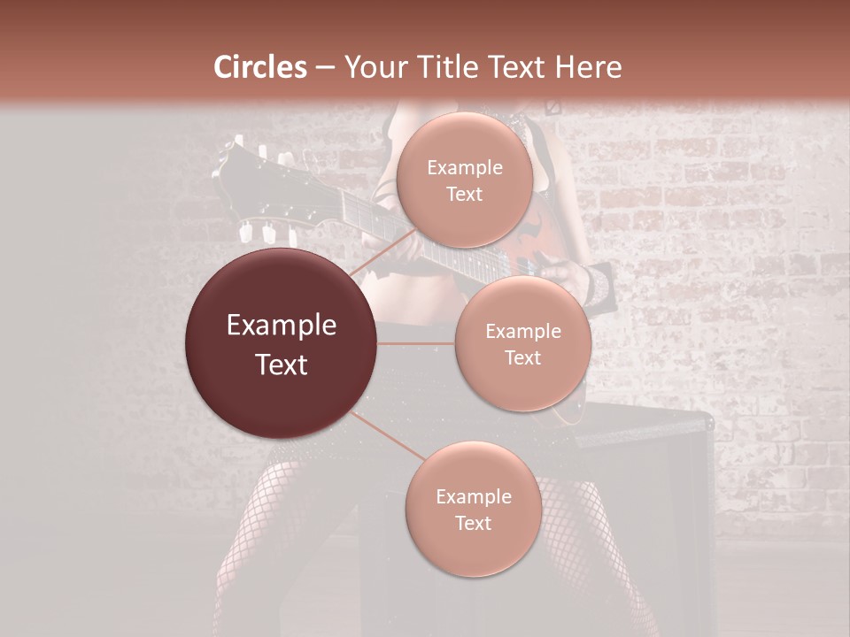 Female Punk Rock PowerPoint Template