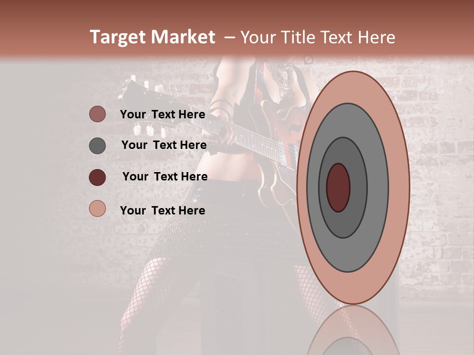 Female Punk Rock PowerPoint Template