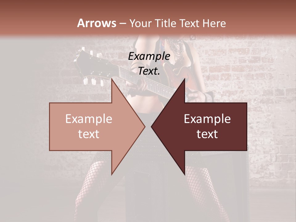Female Punk Rock PowerPoint Template