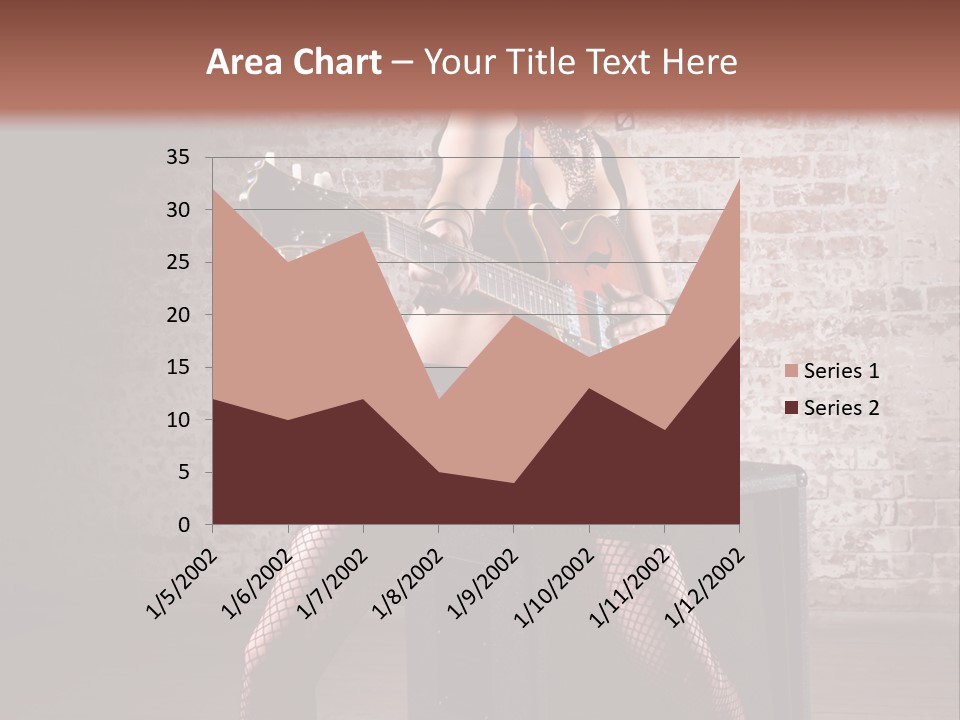 Female Punk Rock PowerPoint Template