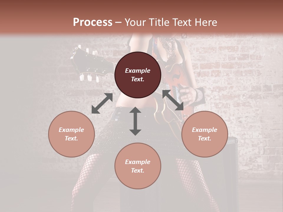 Female Punk Rock PowerPoint Template