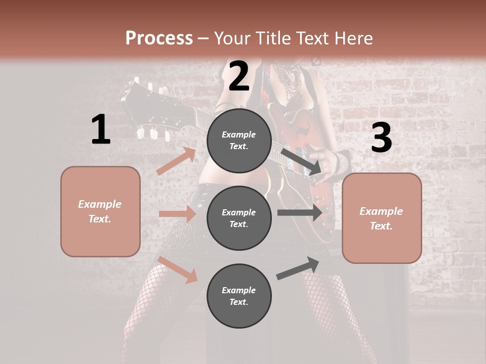 Female Punk Rock PowerPoint Template