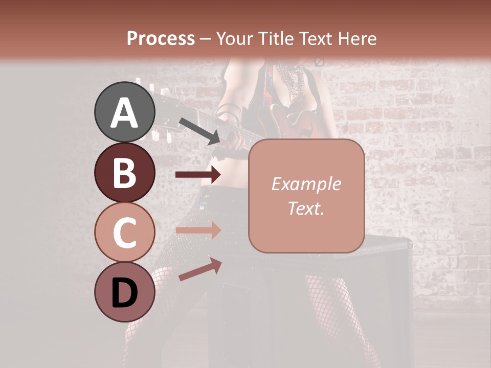 Female Punk Rock PowerPoint Template