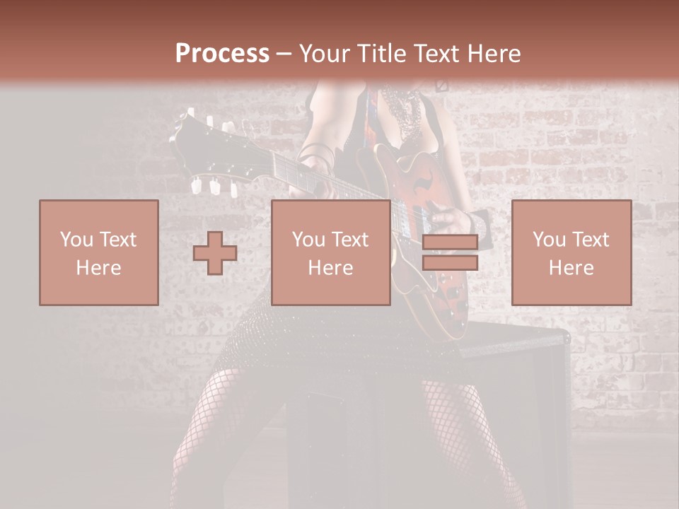 Female Punk Rock PowerPoint Template