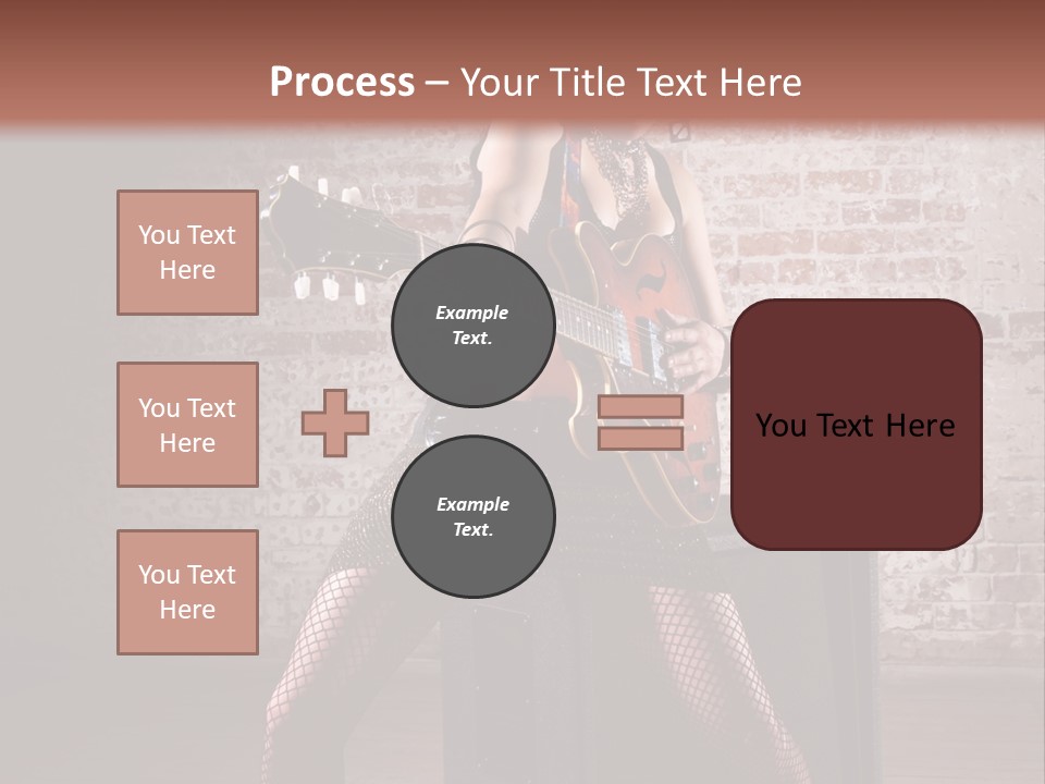 Female Punk Rock PowerPoint Template