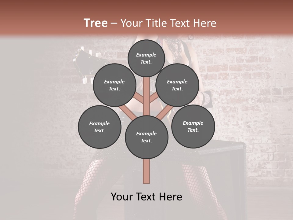 Female Punk Rock PowerPoint Template